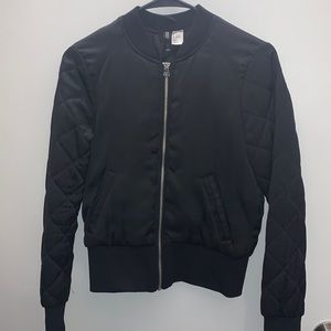 Black Bomber Jacket